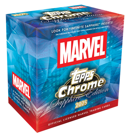 2025 Marvel Comics Chrome® Sapphire - Hobby Box