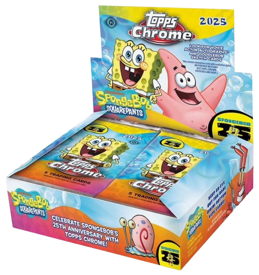 2025 Topps Chrome® Spongebob 25th Anniversary