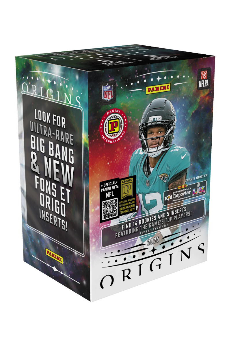 2025 Panini Origins NFL Trading Card Box (International Blaster)