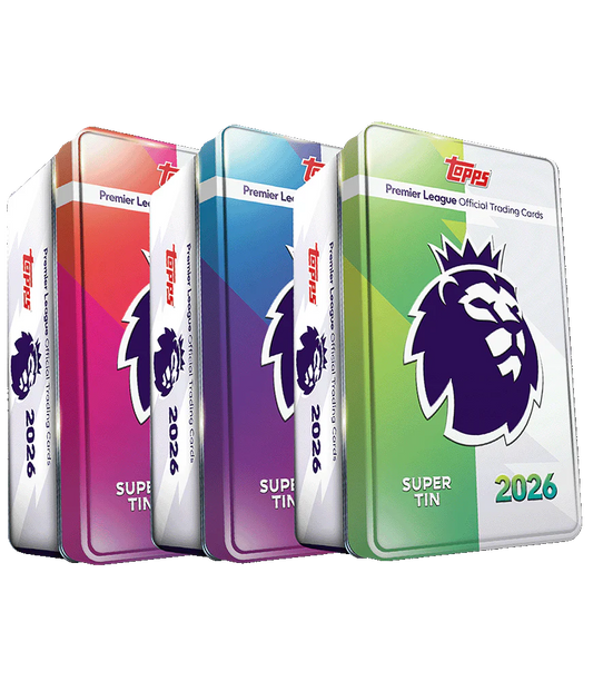 Topps Premier League 2026 - Debüt-Edition - Super Tin Bundle