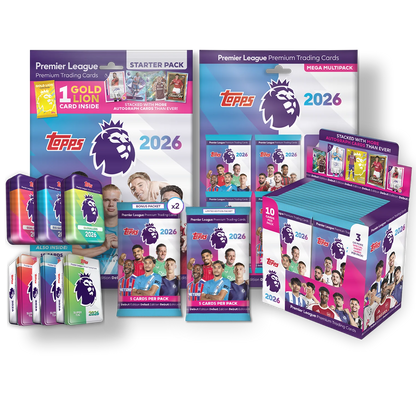 Topps Premier League 2026 - Debüt-Edition - Jumbo Bundle