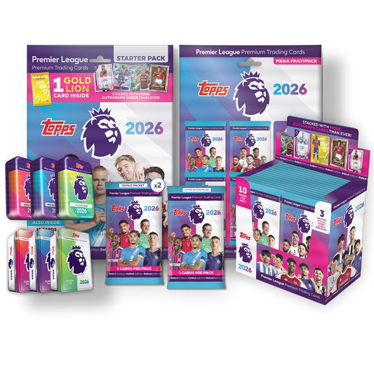 Topps Premier League 2026 - Debüt-Edition - Jumbo Bundle
