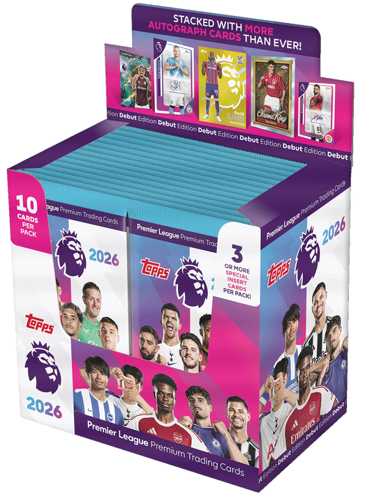 Topps Premier League 2026 - Debüt-Edition - Full Box