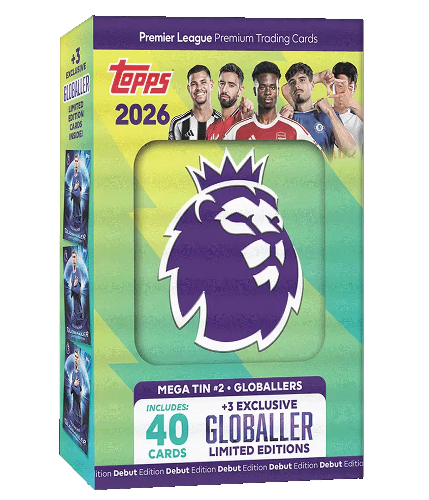 Topps Premier League 2026 - Debüt-Edition - Mega Tin (Globallers)