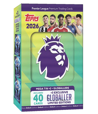 Topps Premier League 2026 - Debüt-Edition - Mega Tin (Globallers)