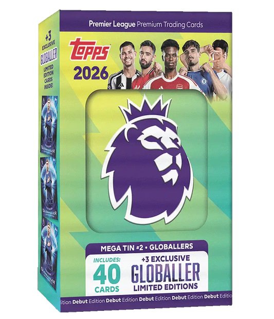 Topps Premier League 2026 - Debüt-Edition - Mega Tin (Globallers)